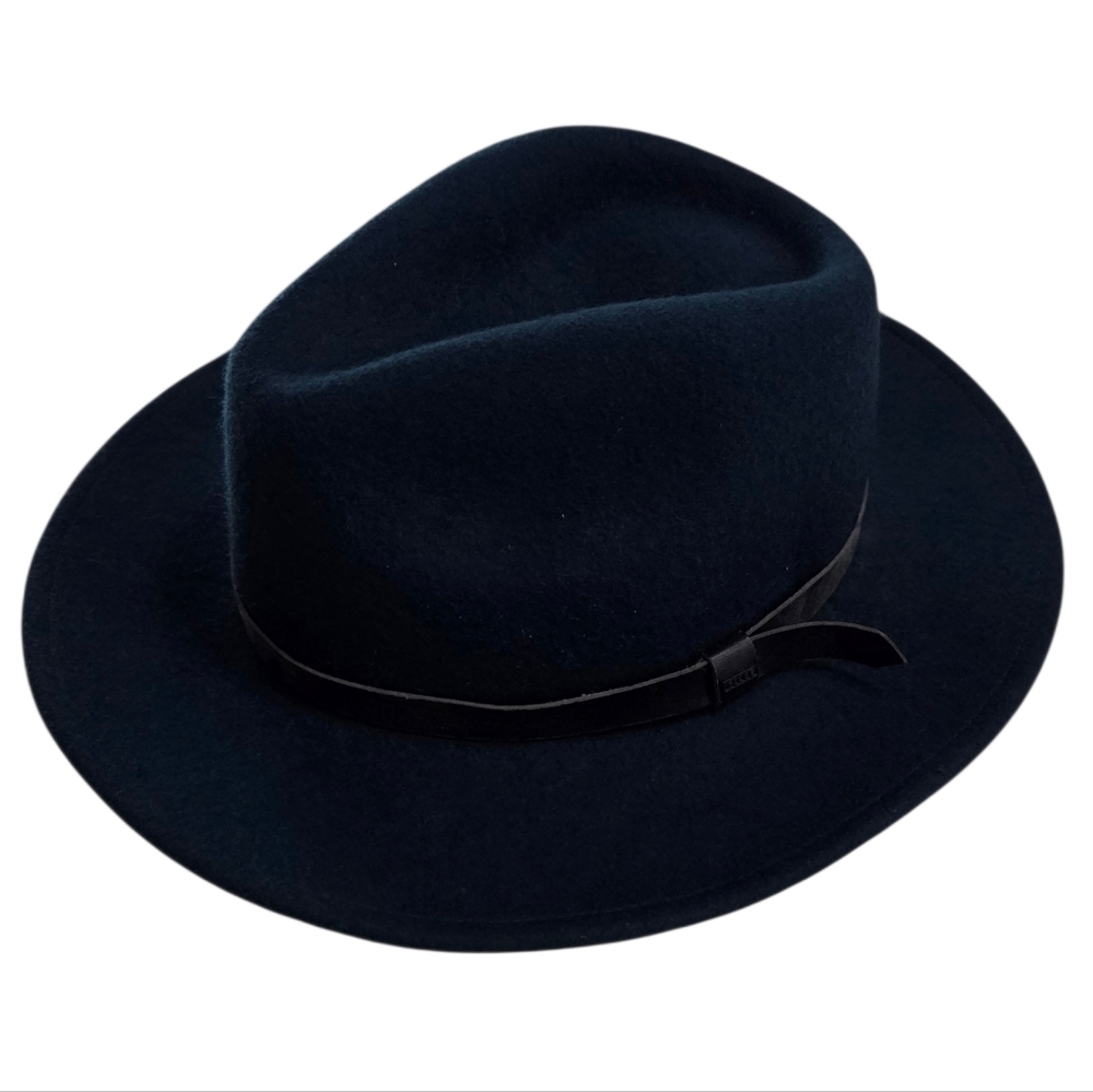 Stylish Teal Felt Fedora Hat - Picture 1 of 8